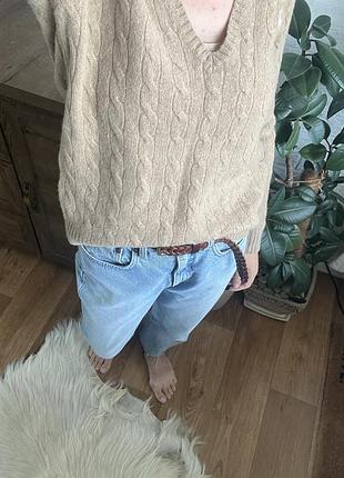 Светр пуловер polo ralph lauren бежевий  кемел вовна коси xl-l.38-42 9