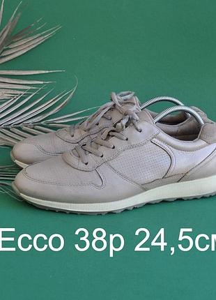 Кожаные кроссовки ecco