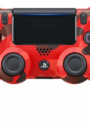 Многофункциональный джойстик dualshock 4 для sony ps4 v2 красный камуфляж
