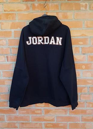Jordan винтажная кофта худи heavy оригинал (xl)