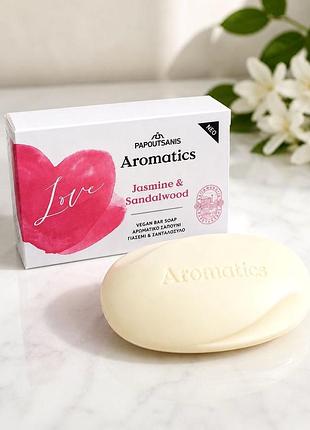 Papoutsanis aromatics мило натуральне jasmine & saldalwood, 100 г