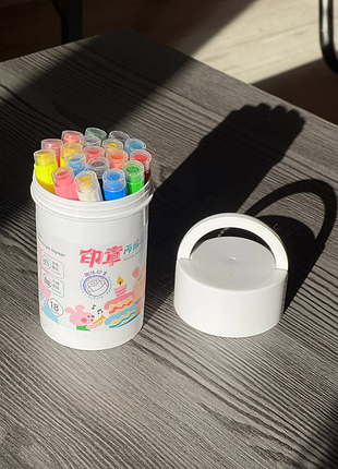 Акварельные маркеры белые -new 18 water color pen 638-18