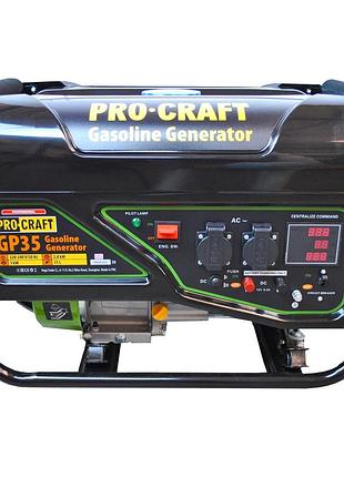 Бензиновый генератор procraft gp35 + масло 4т