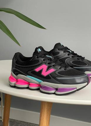 😍 женские кроссовки new balance 2000 black pink
