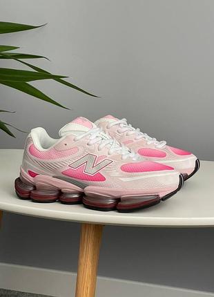 😍 жіночі кросівки new balance 2000 white grey pink