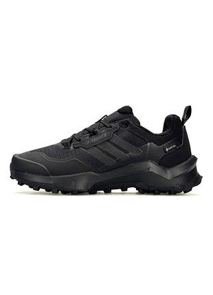Теплые кроссовки мужские adidas terrex ax4, черные кроссовки водоотталкивающие, осень-зима