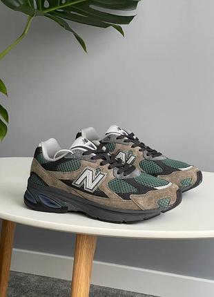 Чоловічі кросівки new balance u 2010 agy brown/green