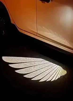 Проектор лазерний для підсвічування автомобіля крило 5324 чорний
