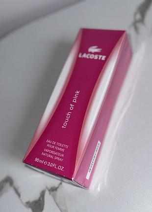 Парфуми lacoste touch of pink духи шлейфовий аромат парфюм