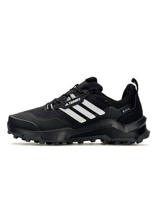 Теплые кроссовки мужские adidas terrex ax4, черные кроссовки водоотталкивающие, осень-зима