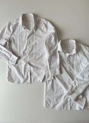 Білі сорочки zara в школу. 10 років +