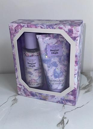 Victoria’s secret набір парфумований 🍭sugar high🍭 спрей+лосьон для тіла