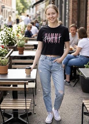 Стильна жіноча футболка tommy hilfiger jeans (original) m/l