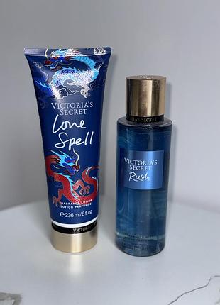 Victoria’s secret набір парфумований 🍭 спрей +лосьон для тіла