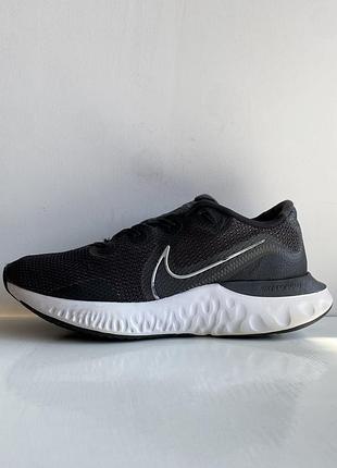 Чоловічі кросівки nike renew run 'black metallic silver' 45