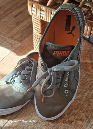 Кеды puma хаки