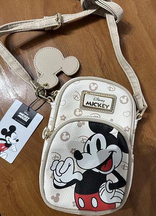 Продам сумку mickey mouse primark бежевого цвета.