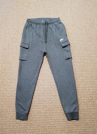 Nike club cargo jogger спортивные штаны джогеры карго оригинал (m long)