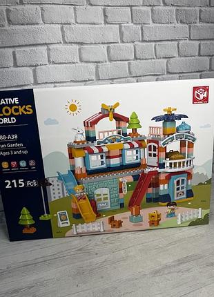 Конструктор казковий будиночок (188 a 38),215 елементів, фігурки