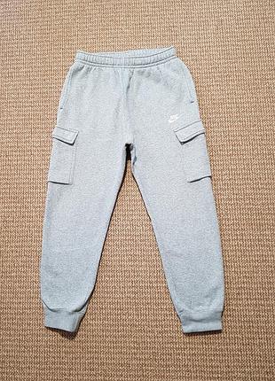 Nike club cargo jogger спортивные штаны джогеры карго оригинал (s)