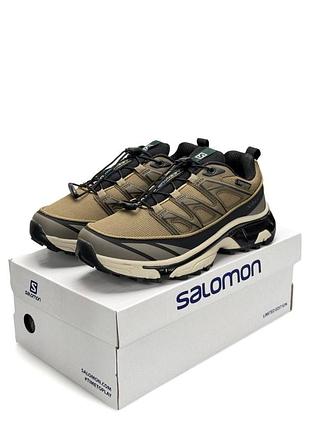 Теплые кроссовки мужские salomon xt-6 expanse, термо кроссовки водоотталкивающие, осень-зима