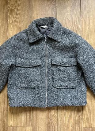 H&m пальто укорочене для дівчинки