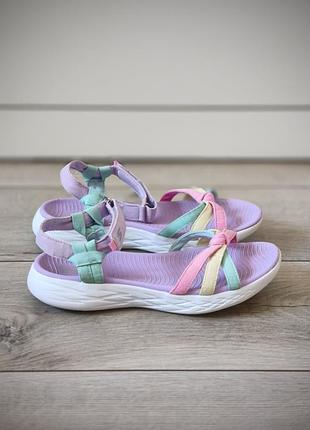 Босоножки сандалии детские разноцветные skechers
