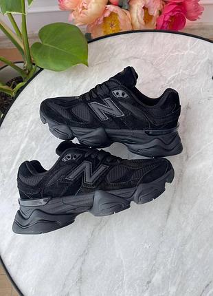 😍 женские кроссовки new balance 9060 triple black