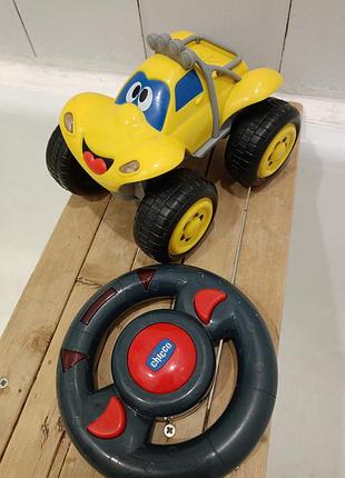 Машинка на радіокеруванні chicco billy yellow, джип біллі