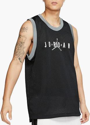 Чоловіча чорна майка nike air jordan jumpman dna tank top оригінал джордан