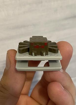 Іграшка kinder joy minecraft прищіпка павук 3