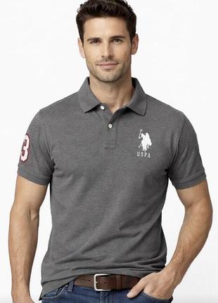 Us polo assn брендове чоловіче поло, футболка поло, футболка з воротничком