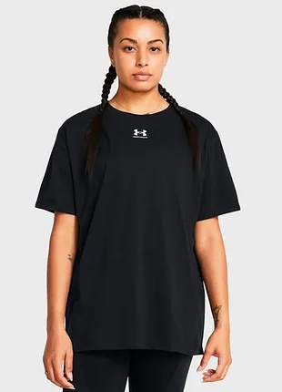 Новая женская футболка under armour oversize размер xs