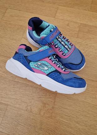 Кроссовки skechers s-lights: sola glow — ombre/ размер 30 оригинал