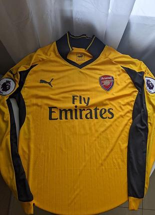 Лонгслів форма arsenal puma 16/17 виїзний комплект довгий рукав henry 14