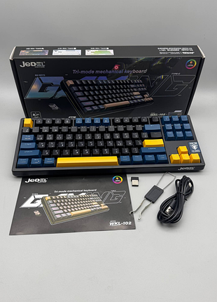 Клавіатура jedel wkl-102 механічна tri-mode type-c 88 keys