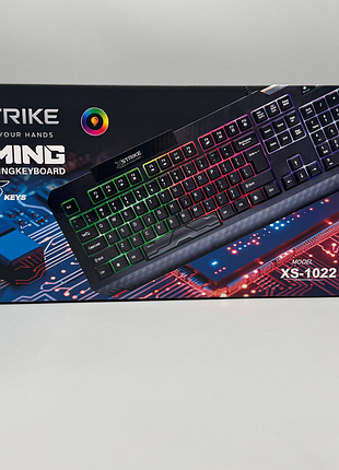 Клавиатура xstrike xs-1022 rgb usb 105 keys
