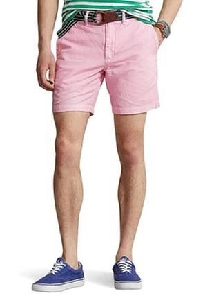 Мужские хлопковые шорты - чинос от бренда polo ralph lauren