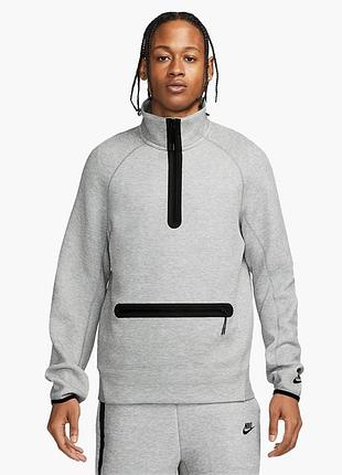 Чоловіча кофта nike sportswear tech fleece сіра (s, m, l, xl) нова модель
