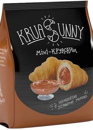 Мини-круассаны kruasunny с начинкой сгущенка 185 г