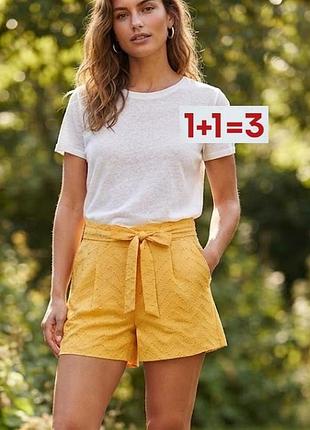 1+1=3 🎁 легкі бавовняні короткі шорти з прошви від george