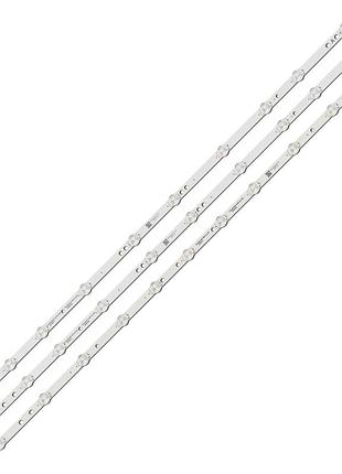 Led підсвітка tv 43" 17dlb43ver7-a 17dlb43ver7-b 43u9500 3шт.