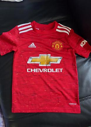 Детская футболка adidas fc manchester united (7-8 лет)