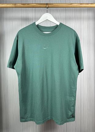 Nike swoosh premium essential футболка з щільного коттону оригінальна з шикарним дизайном