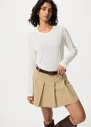 Напівпрозорий лонгслів uniqlo