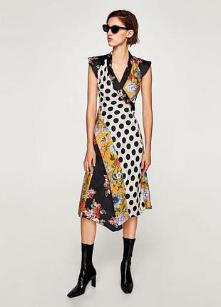 Сукня zara з принтом