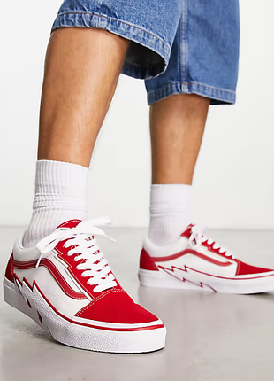 Vans old skool bolt red оригінальні кеди