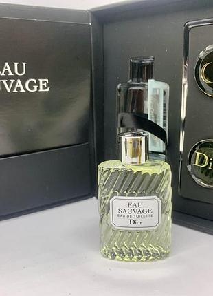 Набір christian dior eau sauvage