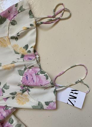 Zara сукня сарафан з корсетом 6
