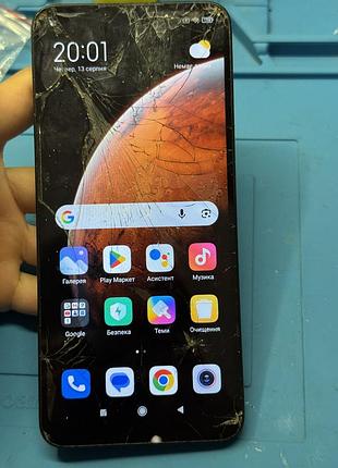 Дисплей + кришка з кнопками до redmi 9c